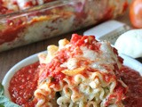 Chicken Pesto Lasagna Roll-Ups