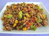 Holiday Recipe Club: Soy Chorizo Quinoa Salad