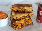 Kalbi Steak Kimchi Grilled Cheese #SundaySupper