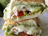 Leftover Thanksgiving Turkey Pesto Panini