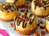 Mini Vanilla Bean Turtle Cheesecake and a Giveaway