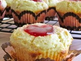 Muffin Monday: Almond Strawberry Biscuit Muffins