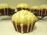 Muffin Monday: Lemon Poppy Seed Pound Cake Muffins with Lemon Glaze