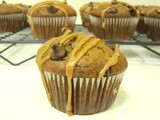 Muffin Monday: Mocha Muffins with Chocolate Chips and Mocha Glaze