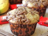 #MuffinMonday: Banana Bread Kit Kat Muffins