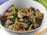 Pork and Asparagus with Hoisin Sauce