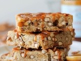 Salted Caramel Pretzel Blondies