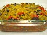 Stacked Roasted Vegetable Enchilada