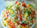 Strawberry Avocado Couscous Salad with Lime Vinaigrette