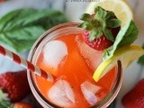 Strawberry Basil Meyer Lemonade