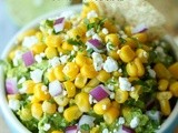 Sweet Corn Grilled Guacamole