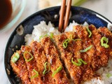 Tonkatsu (Japanese Pork Cutlet) #SundaySupper