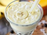 Tropical Smoothie with Tapioca Pearls