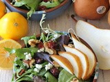 Winter Pear Salad with Meyer Lemon Vinaigrette