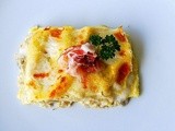 Lasagna ai carciofi e crescenza di capra