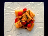 Paccheri con spinarolo, salicornia e pomodorini