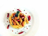 Penne gluten free con fagioli borlotti di Lamon e radicchio tardivo di Treviso