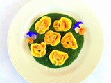 Ravioli di anatra con crema di silene