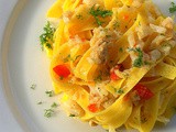 Tagliatelle con la granceola