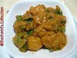 Chote Aloo in Tamatar gravy