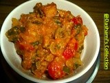 Kadai Paneer with Capsicum and Spring-Onion