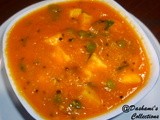 Paneer in Carrot-Tomato gravy