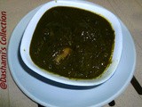 Potato – Palak Curry ( Aloo palak )