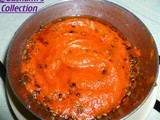 Red capsicum and Tomato chutney