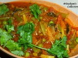 Vegetable Jalfrezi with gravy