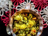 Awadhi Vegetable Tehri (or Tahiri) & our Dinner-time conversation