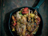 Baked Quail and Veggies