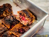 Eggless Strawberry Oatmeal Bars Recipe | Strawberry Oatmeal breakfast bars