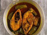 Ilish Beguner Jhol (Hilsa Fish and Eggplant Curry)