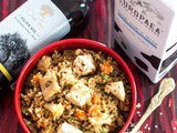 Quinoa Pulao with Spice infused Paneer and Review of Olive Tree products