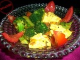 Achari Broccoli with Paneer