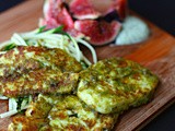 Coconut milk, coriander and jalapeno marinated Halloumi with figs