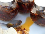 Homemade chilli oil with an Indian accent