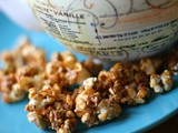 Jaggery, pistachio, sesame, cardamom and chilli crusted popcorn