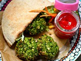Pea, spinach and brown rice patties (vegan and oil free)
