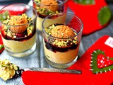 Shrikhand, cherry and amoretti fool