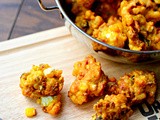 Sweet corn, Feta and Mango pakora