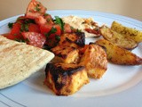 Tandoori Halloumi with Salad Stuff