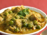 Soya Chunks Green Peas Curry Recipe | Easy Veg Side Dish Recipes
