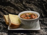 Kielbasa and Mixed Greens Soup