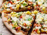 Chili Chicken Pizza Recipe with Oven in Urdu