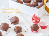 12 Treats of Christmas: Cookies and Cream Cheesecake Truffles