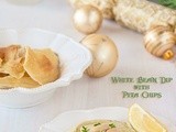 12 Treats of Christmas: White Bean Dip with Sea Salt Pita Chips