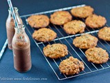 Banana, Oat & Walnut Chocolate Chip Cookies