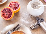 Blood Orange Brulee Tarts