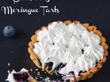 Blueberry Meringue Tarts